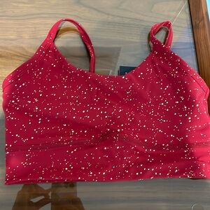 NWT Born Primitive radiance sports bra M ruby gold